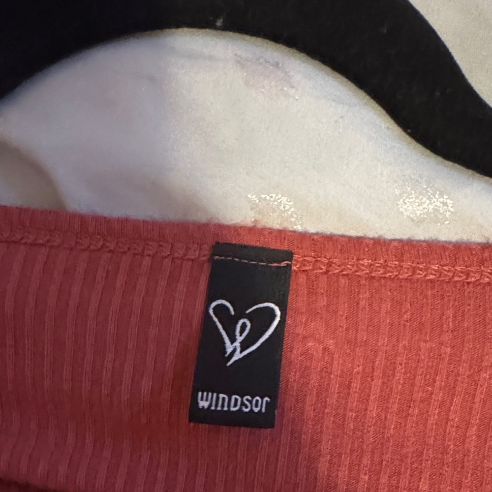 Windsor Rust Ribbed Bodysuit - Picture 2 of 2